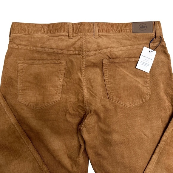 Peter Millar Superior Soft Corduroy Five Pocket Pant Gumsole 38 NWT Retail $170 - Picture 6 of 9